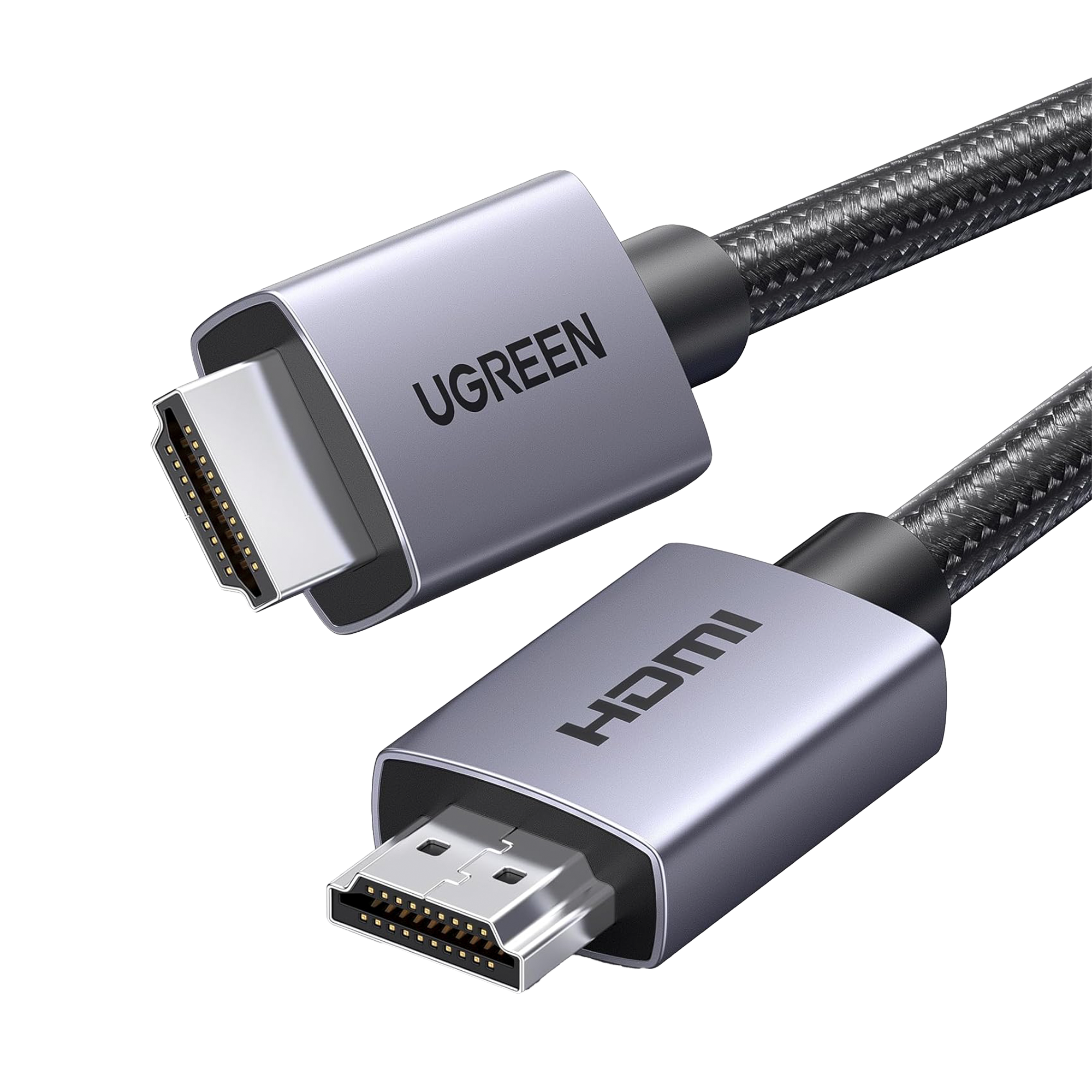 Cable HDMI 2.0 de Nylon Trenzado | 1 m | 4K@60Hz | ARC | Dolby ATMOS | True HD | DTS HD | HDR | 3D Inversivo | 3 modos de Visualización | 3 Capas de Protección + 4 de Blindaje | Niquelado | Carcasa de Aluminio. Cable HDMI 2.0 de Nylon Trenzado | 1 m | 4K@60Hz | ARC | Dolby ATMOS | True HD | DTS HD | HDR | 3D Inversivo | 3 modos de Visualización | 3 Capas de Protección + 4 de Blindaje | Niquelado | Carcasa de Aluminio.
